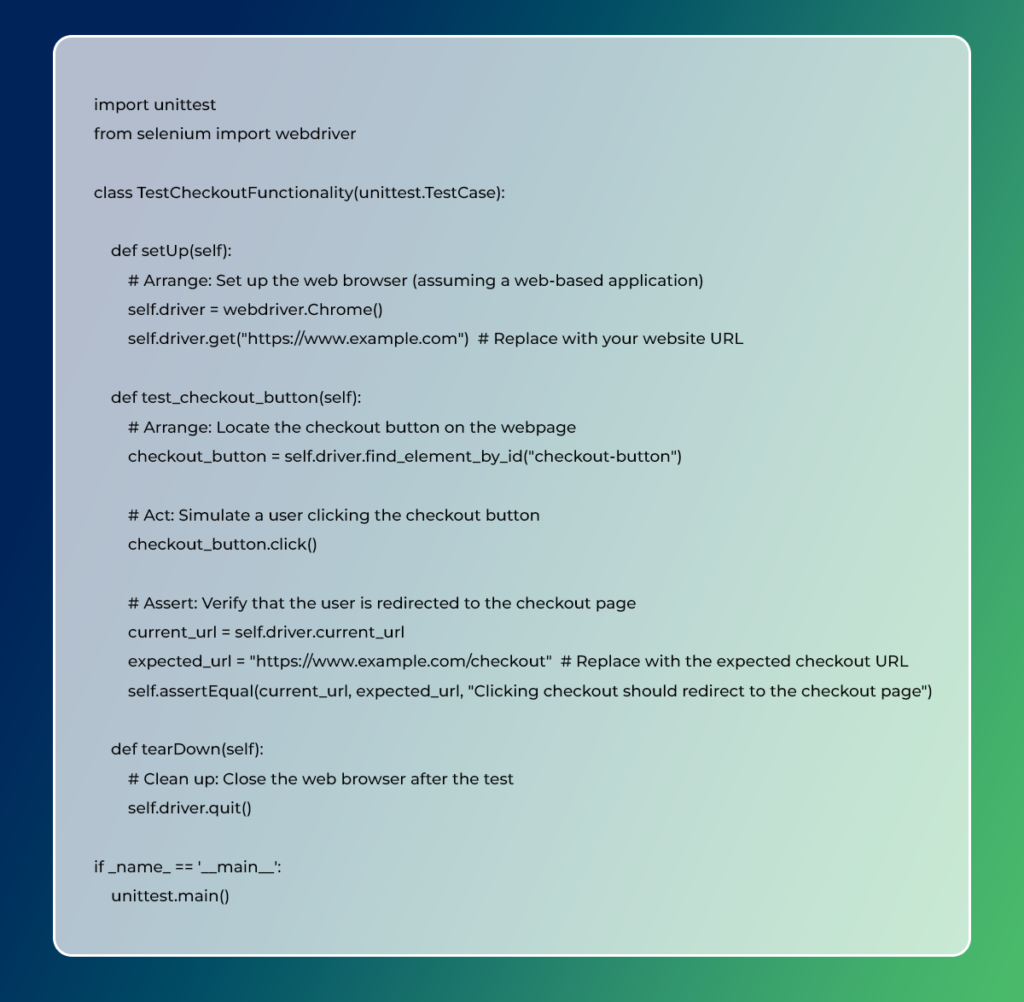 Writing the Functional Test